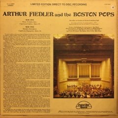 ARTHUR FIEDLER AND THE BOSTON POPS CAPRICCIO ITALIEN CAPRICCIO ESPAGNOL AUDIOPHILE DIRECT TO DISC 1978 2.EL PLAK