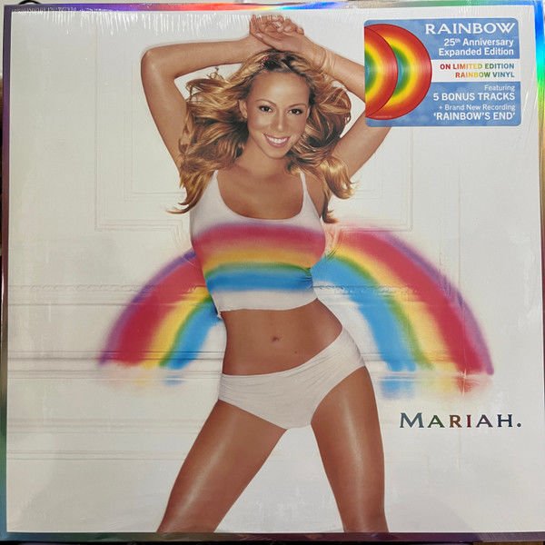MARIAH CAREY - RAINBOW (1999) - 2LP 2024 25TH ANNIVERSARY EXPANDED LIMITED EDITION RAINBOW VINYL SIFIR PLAK