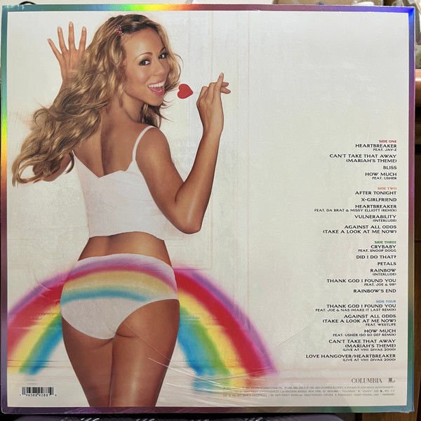 MARIAH CAREY - RAINBOW (1999) - 2LP 2024 25TH ANNIVERSARY EXPANDED LIMITED EDITION RAINBOW VINYL SIFIR PLAK