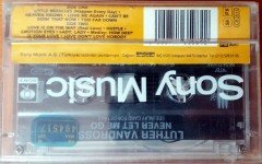 LUTHER VANDROSS - NEVER LET ME GO (1994) SONY CASSETTE MADE IN TURKEY ''NEW''