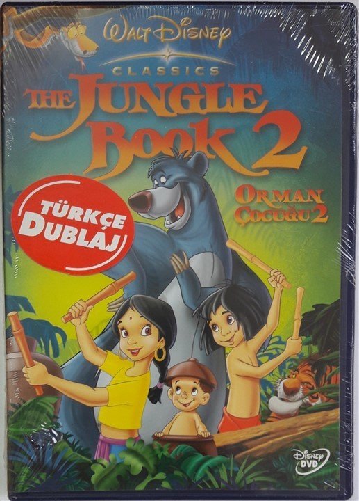 ORMAN ÇOCUĞU 2 - THE JUNGLE BOOK 2 - WALT DISNEY ANİMASYON - DVD SIFIR
