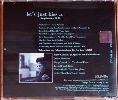HARRY CONNICK JR. - LET'S JUST KISS (1997) - CD PROMO SINGLE 2.EL