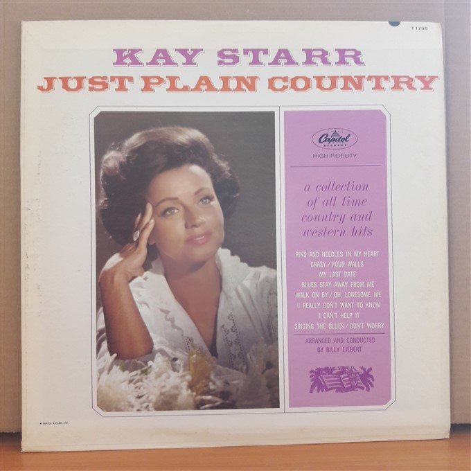 KAY STARR - JUST PLAIN COUNTRY - LP 2.EL PLAK
