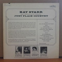 KAY STARR - JUST PLAIN COUNTRY - LP 2.EL PLAK
