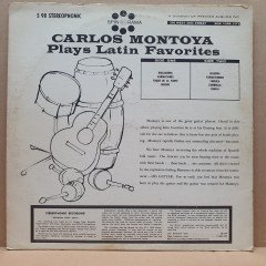 CARLOS MONTOYA - PLAYS LATIN FAVORITES (1968) - LP 2.EL PLAK