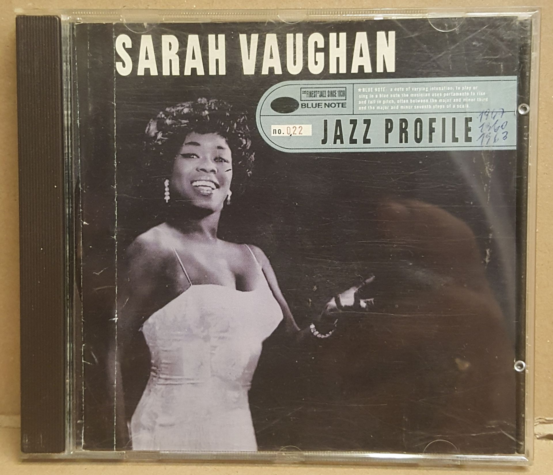 SARAH VAUGHAN - BLUE NOTE JAZZ PROFILE SERIES NO 22 (1998) - CD 2.EL