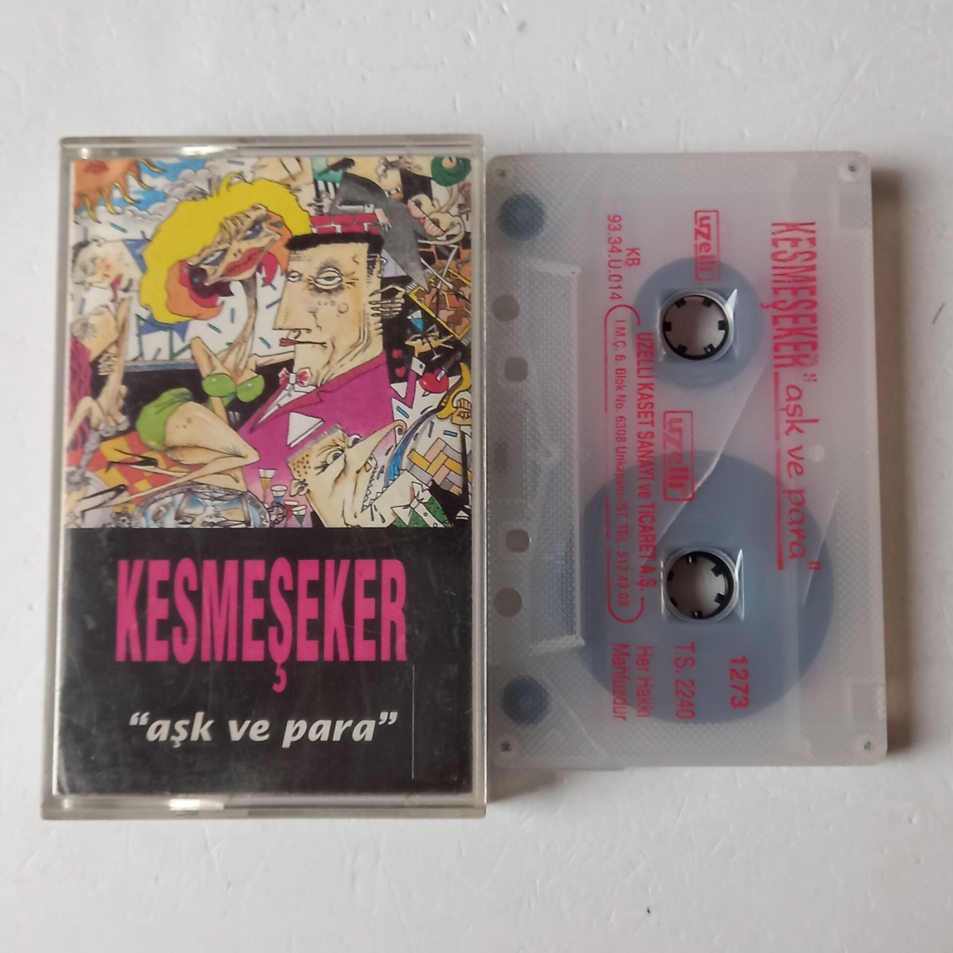 KESMEŞEKER - AŞK VE PARA (1993) - KASET 2.EL