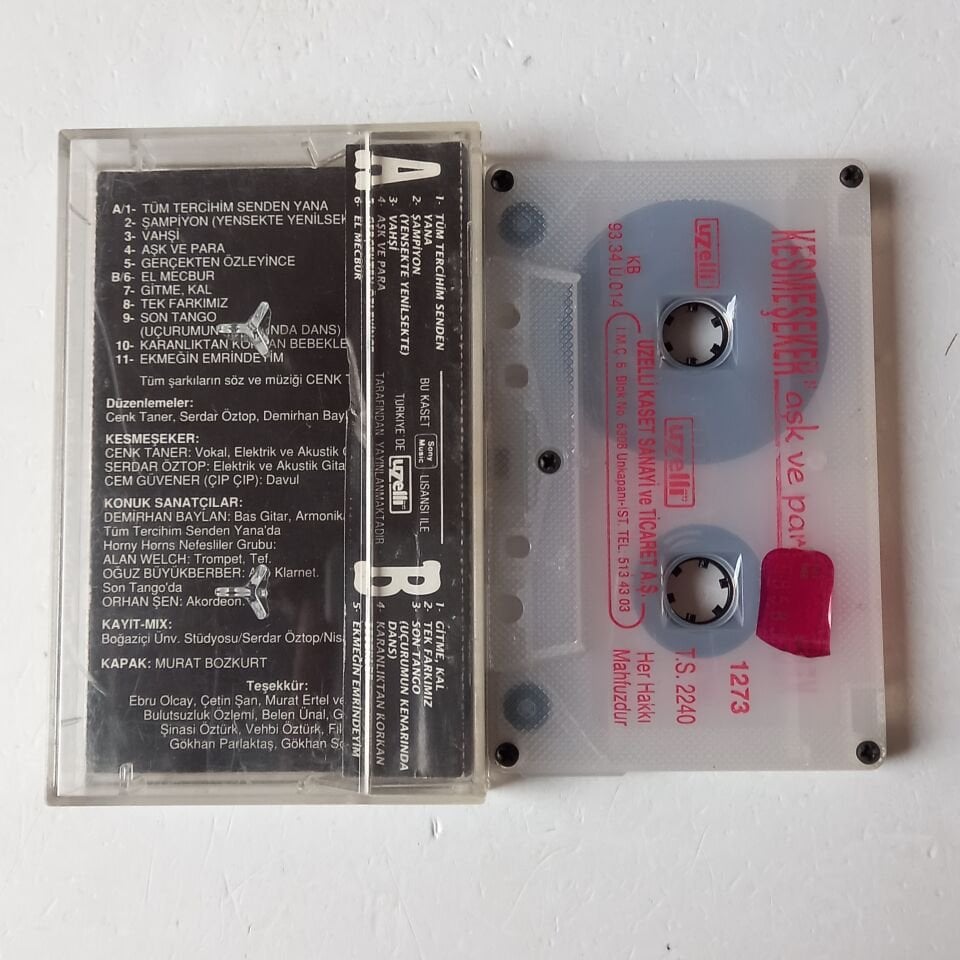 KESMEŞEKER - AŞK VE PARA (1993) - KASET 2.EL
