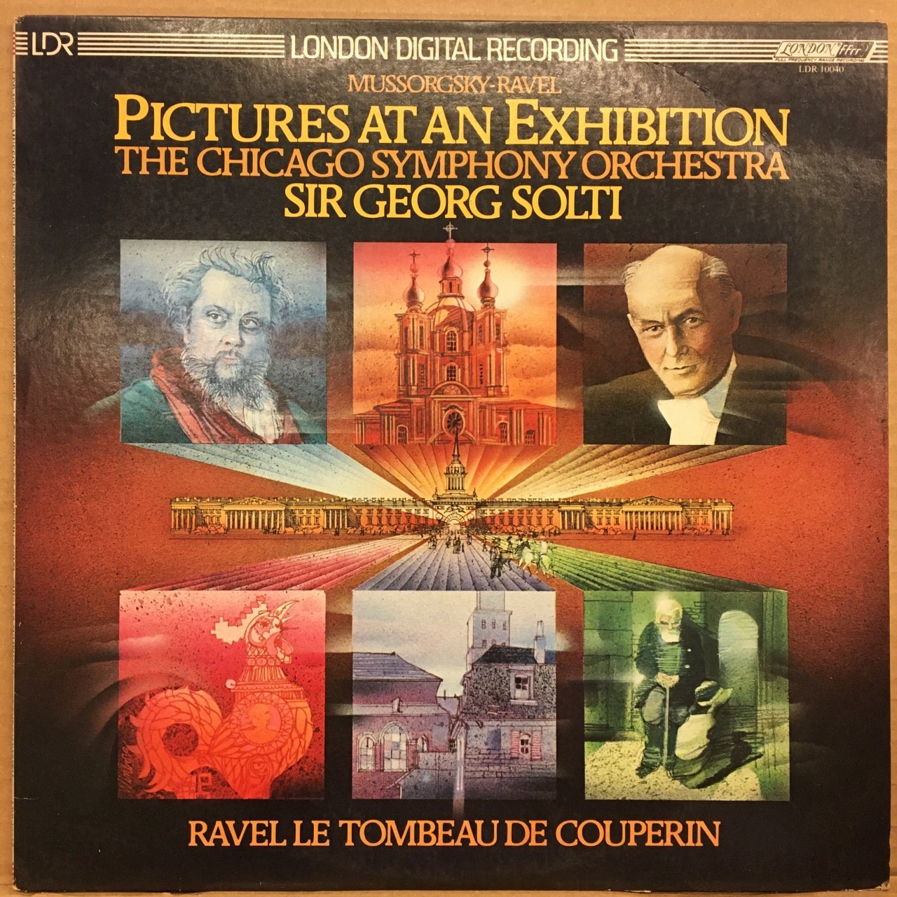 MUSSORGSKY PICTURES AT AN EXHIBITION / RAVEL LE TOMBEAU DE COUPERIN GEORG SOLTI 1980 2.EL PLAK