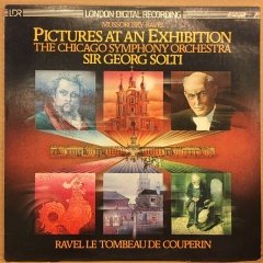 MUSSORGSKY PICTURES AT AN EXHIBITION / RAVEL LE TOMBEAU DE COUPERIN GEORG SOLTI 1980 2.EL PLAK