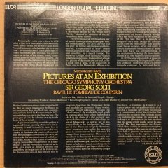 MUSSORGSKY PICTURES AT AN EXHIBITION / RAVEL LE TOMBEAU DE COUPERIN GEORG SOLTI 1980 2.EL PLAK
