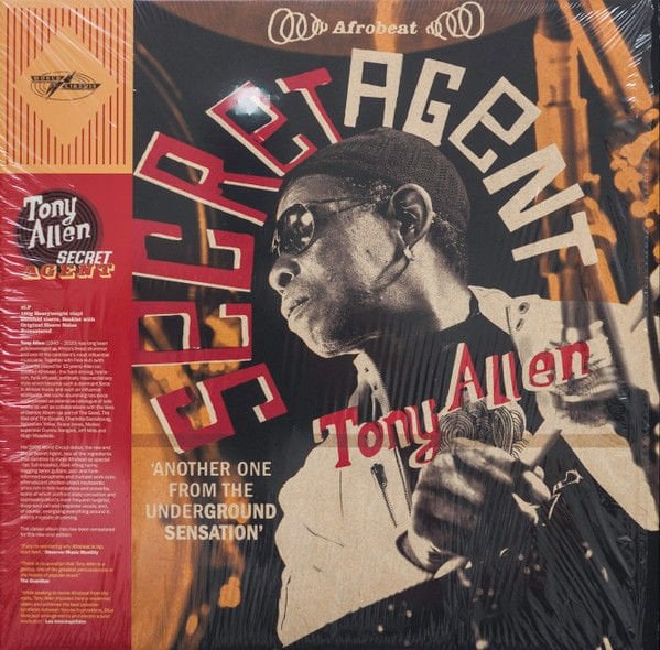 TONY ALLEN - SECRET AGENT (2009) - 2LP AFROBEAT 180GR 2022 EDITION SIFIR PLAK