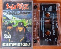 LUNIZ - OPERATION STACKOLA CASSETTE MADE IN HOLLAND ''USED''