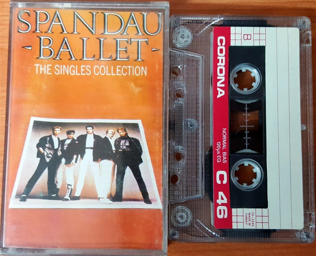 SPANDAU BALLET - THE SINGLES COLLECTION CASSETTE MADE IN TURKEY ''USED'' PAPER LABEL