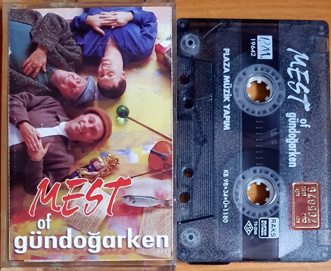 GRUP GÜNDOĞARKEN - MEST OF GÜNDOĞARKEN (1998) - KASET PLAZA MÜZİK 2.EL