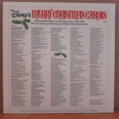 MERRY CHRISTMAS CAROLS (1980) - WALT DISNEY - LP PLAK 2.EL