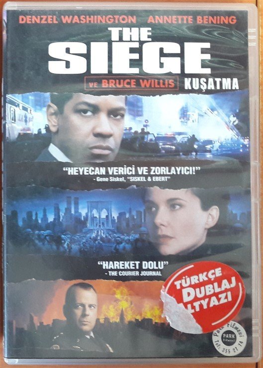 The SIEGE - KUŞATMA - DENZEL WASHINGTON - BRUCE WILLIS - DVD 2.EL
