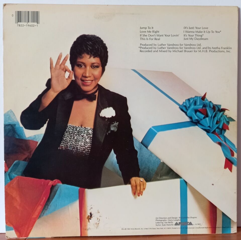 ARETHA – JUMP TO IT (1982) - LP 2.EL PLAK