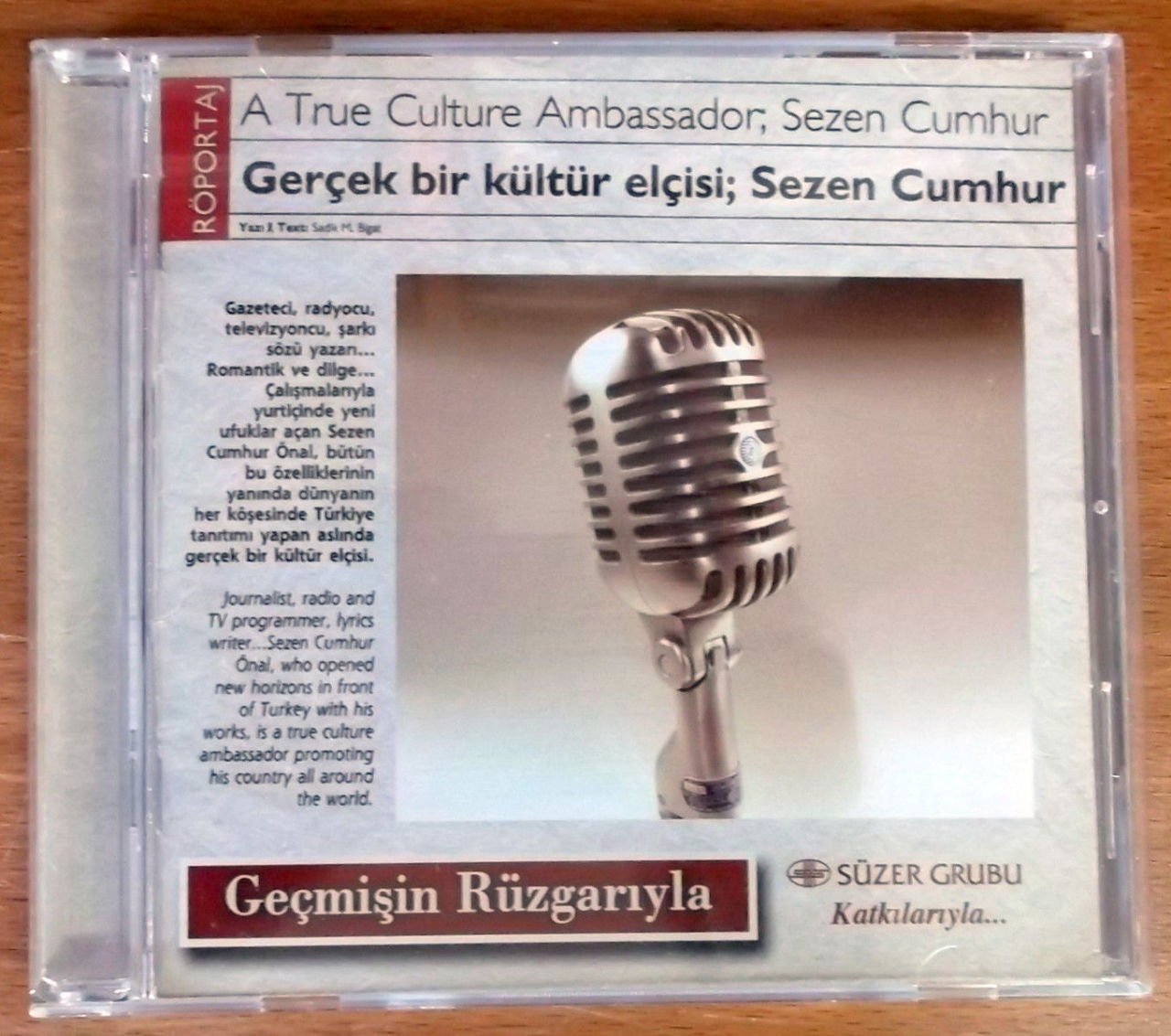 GERÇEK BİR KÜLTÜR ELÇİSİ SEZEN CUMHUR - CD 2.EL