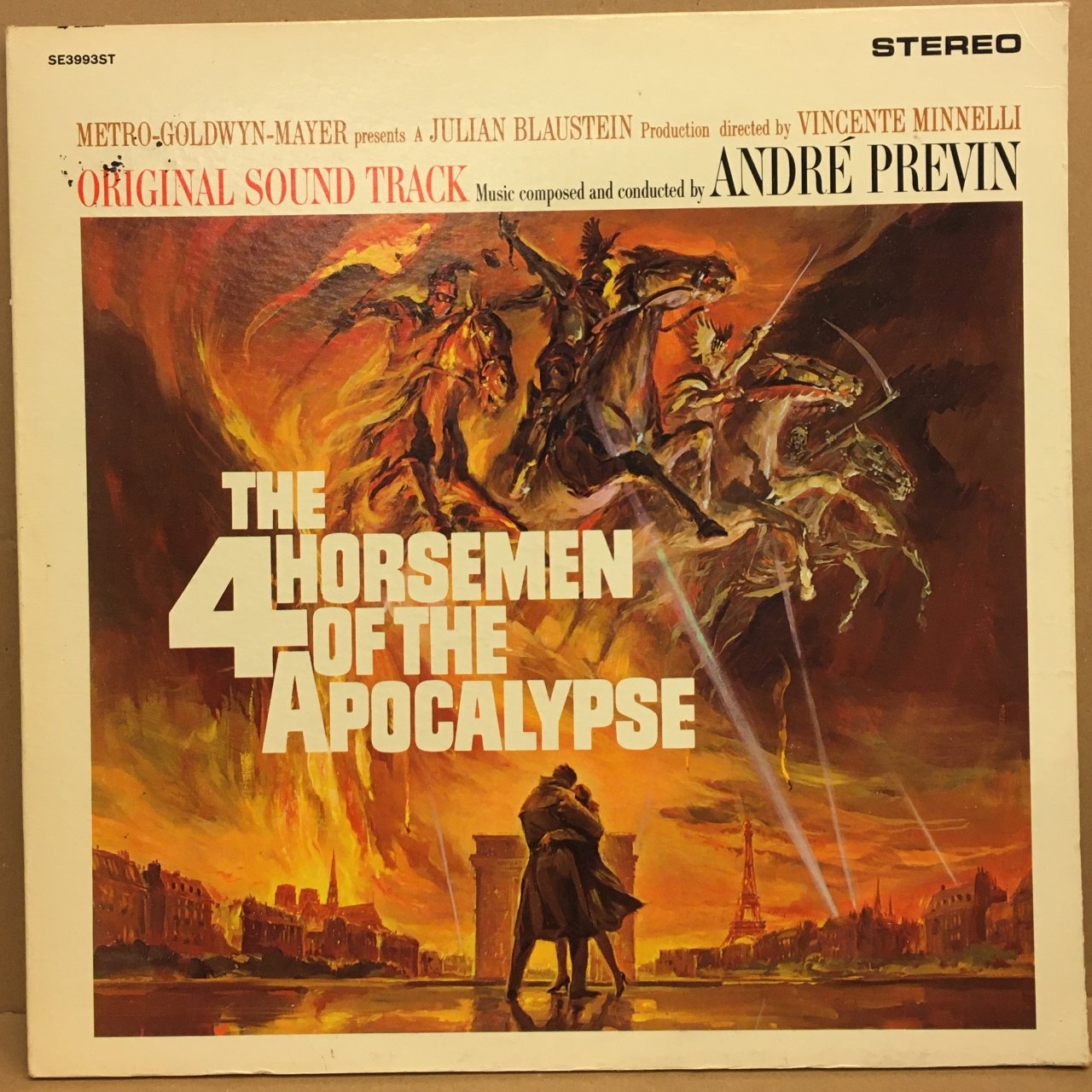 THE 4 HORSEMEN OF THE APOCALYPSE SOUNDTRACK ANDRE PREVIN 1962 2.EL PLAK