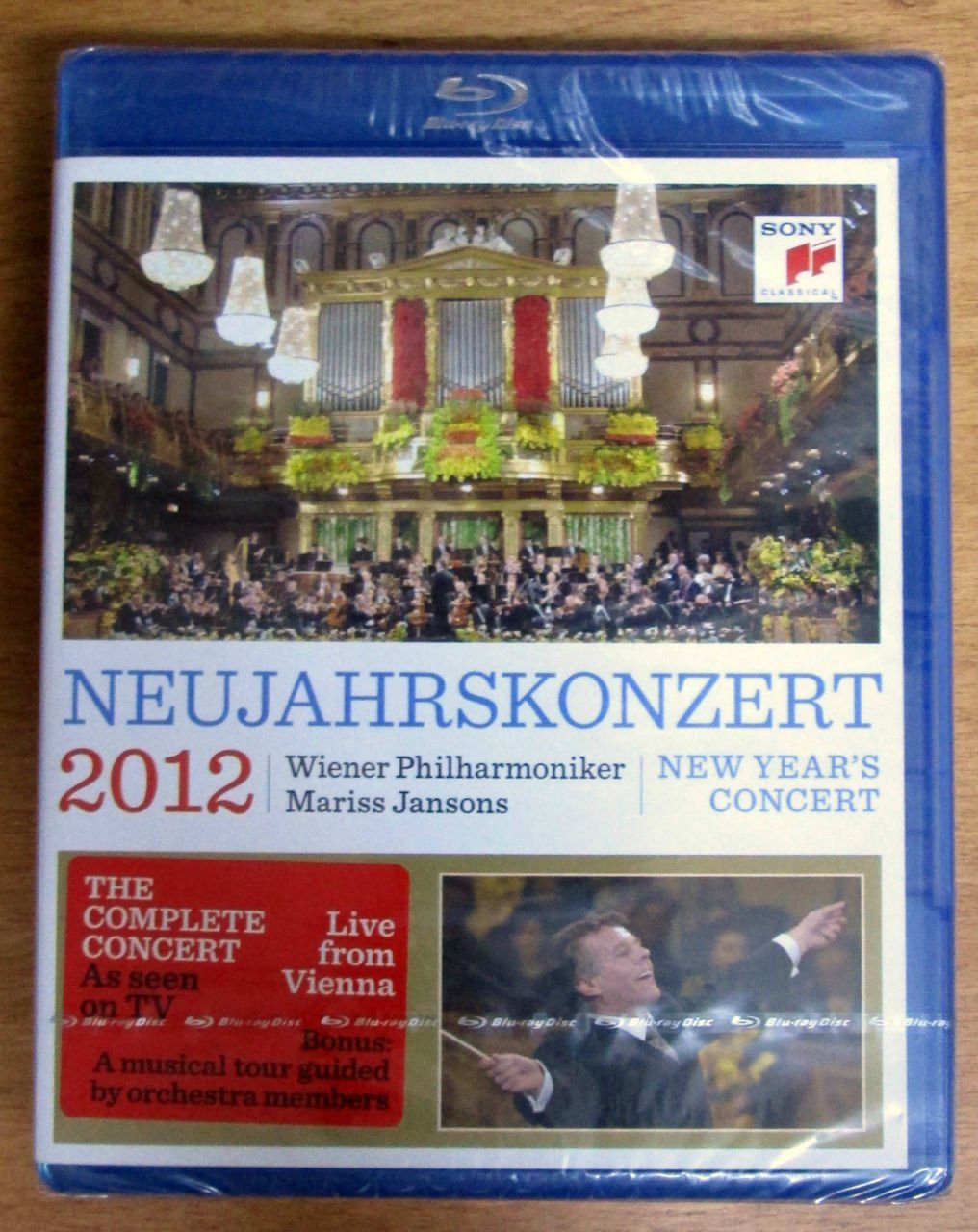 NEW YEAR'S CONCERT 2012 WIENER PHILHARMONIKER MARISS JANSONS - BLU-RAY SIFIR