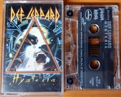 DEF LEPPARD - HYSTERIA (1992) YONCA CASSETTE MADE IN TURKEY ''USED''