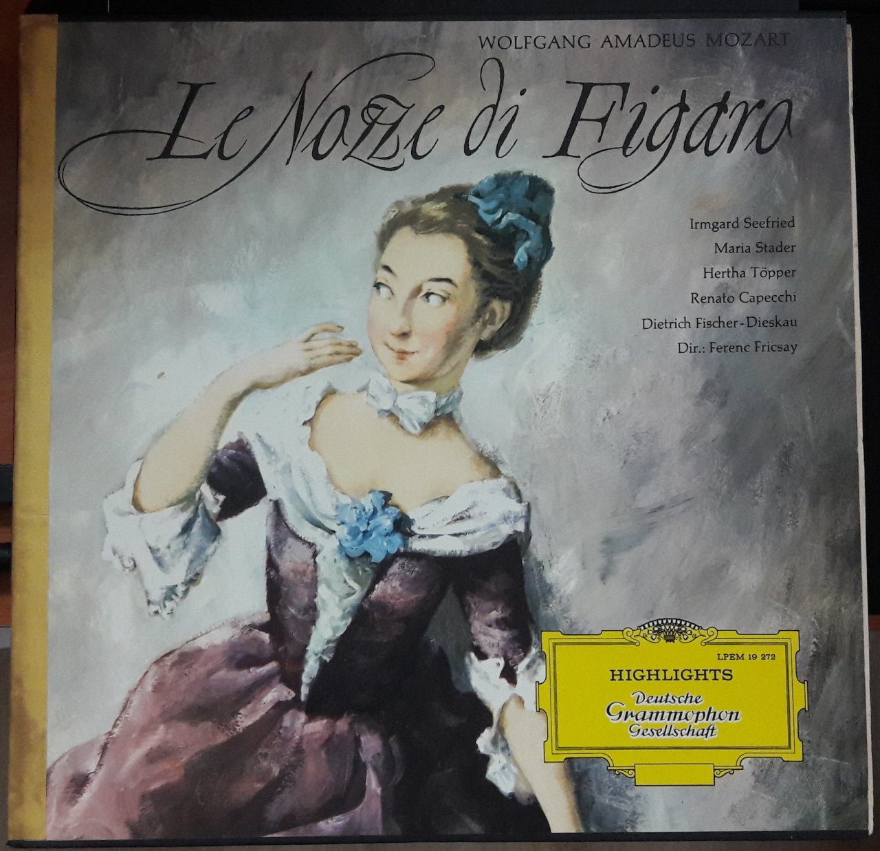 MOZART LE NOZZE DI FIGARO FERENC FRISCAY - LP 2.EL