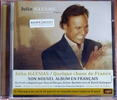 JULIO IGLESIAS - QUELQUE CHOSE DE FRANCE (2007) COLUMBIA CD 2.EL