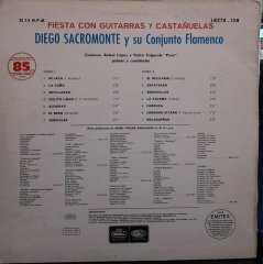 DIEGO SACROMONTE Y SU CONJUNTO FLAMENCO - FIESTA CON GUITARRAS Y CASTAÑUELAS - PLAK 2.EL