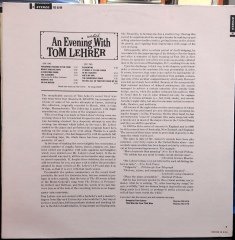 AN EVENING WASTED WITH TOM LEHRER - PLAK 2.EL
