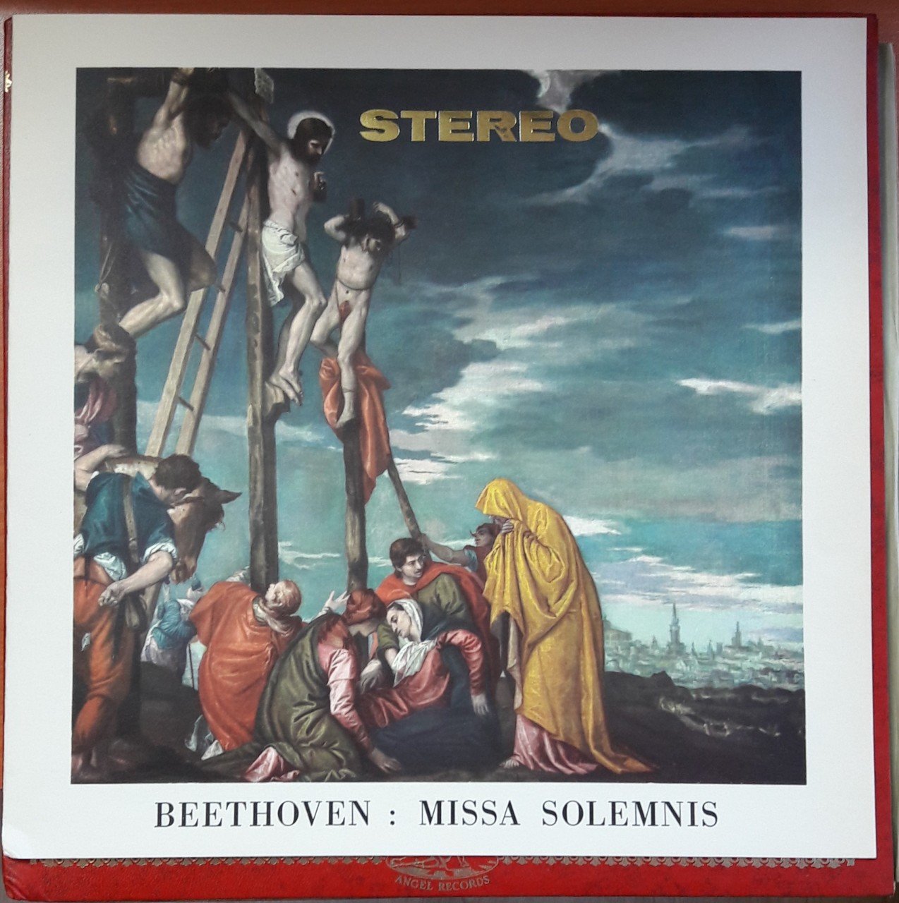 BEETHOVEN: MISSA SOLEMNIS, THE PHILARMONINA ORCHESTRA, HERBERT VON KARAJAN - 2PLAK 2.EL