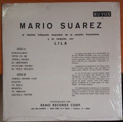 MARIO SUAREZ - VOCES DE ORO DE VENEZUELA - DÖNEM BASKISI PLAK SIFIR