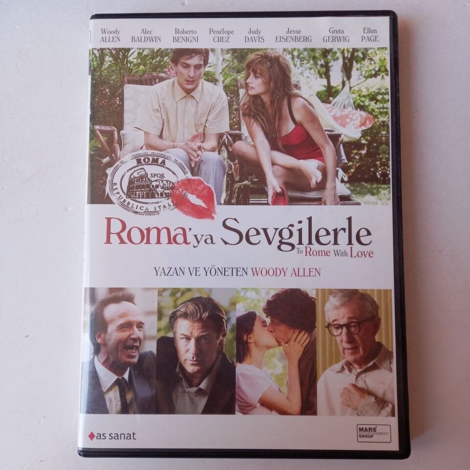 ROMA'YA SEVGİLERLE / TO ROME WITH LOVE - WOODY ALLEN, PENELOPE CRUZ, ALEC BALDWIN - DVD 2.EL