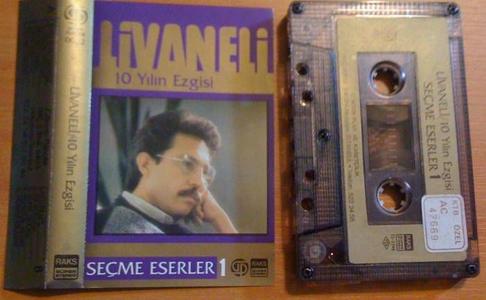 LİVANELİ 10 YILIN EZGİSİ S. ESERLER 1 KASET 2.EL