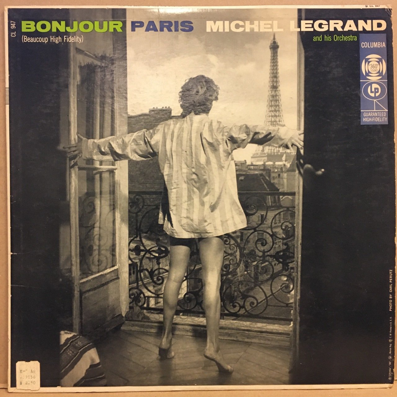 MICHEL LEGRAND & HIS ORCHESTRA - BONJOUR PARIS (1959) MONO 2.EL PLAK