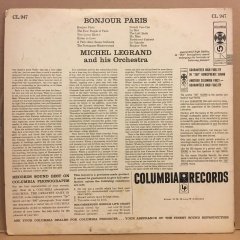 MICHEL LEGRAND & HIS ORCHESTRA - BONJOUR PARIS (1959) MONO 2.EL PLAK