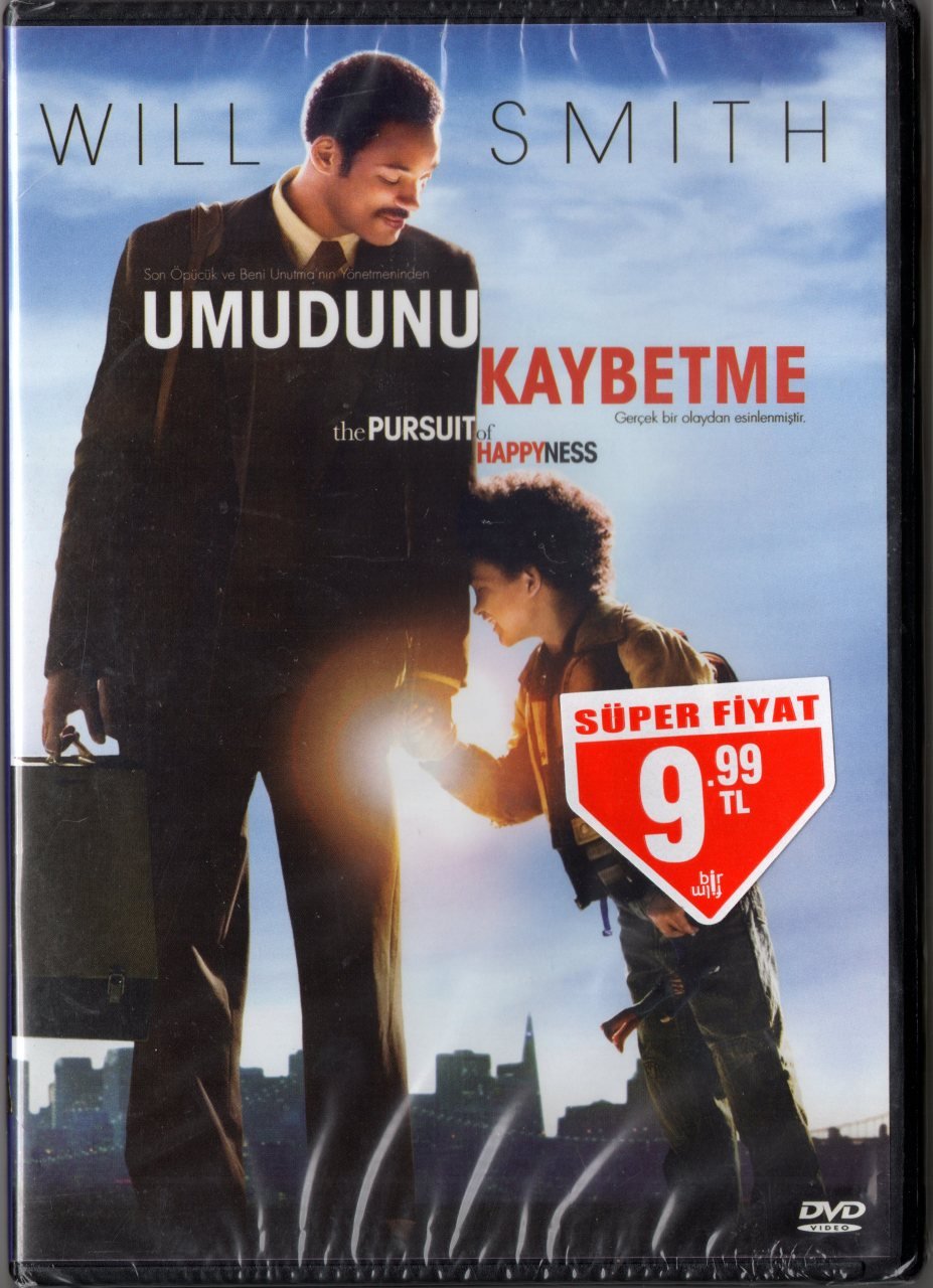 UMUDUNU KAYBETME - THE PURSUIT OF HAPPYNESS - WILL SMITH - JADEN SMITH - GABRIELE MUCCINO - DVD SIFIR