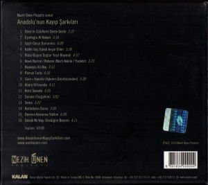 NEZİH ÜNEN - ANADOLU'NUN KAYIP ŞARKILARI (2010) KALAN MÜZİK CD 2.EL