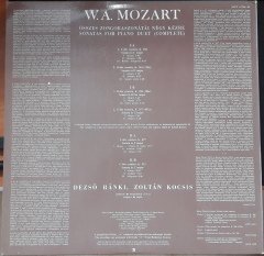 MOZART SONATAS FOR PIANO DUET DEZSO RANKI - ZOLTAN KOCSIS - 2LP 2.EL