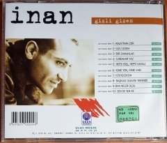 İNAN - GİZLİ GİZEM (1998) ULUS MÜZİK CD 2.EL