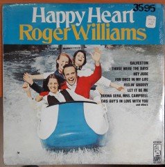 ROGER WILLIAMS - HAPPY HEART - DÖNEM BASKISI PLAK SIFIR