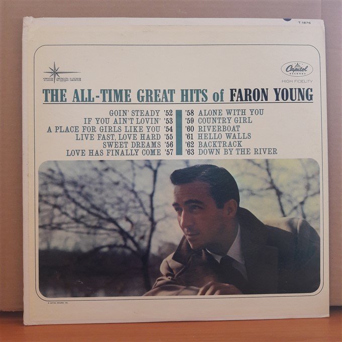 FARON YOUNG - THE ALL-TIME GREAT HITS - LP 2.EL PLAK