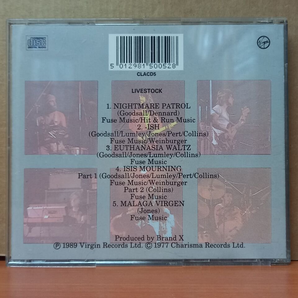 BRAND X - LIVESTOCK (1989) - CD 2.EL