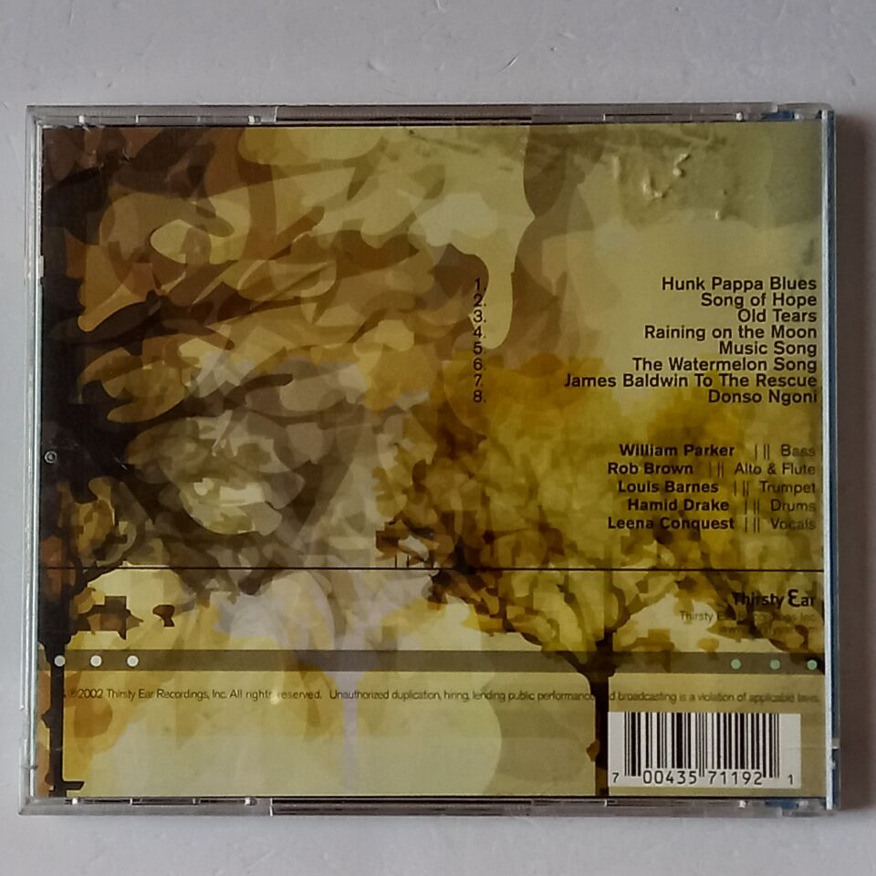 WILLIAM PARKER QUARTET, LEENA CONQUEST – RAINING ON THE MOON (2002) - CD 2.EL