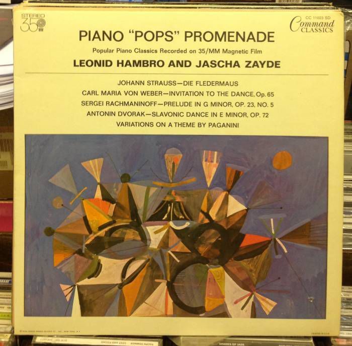 STRAUSS WEBER PIANO POPS PROMENADE LP 2.EL