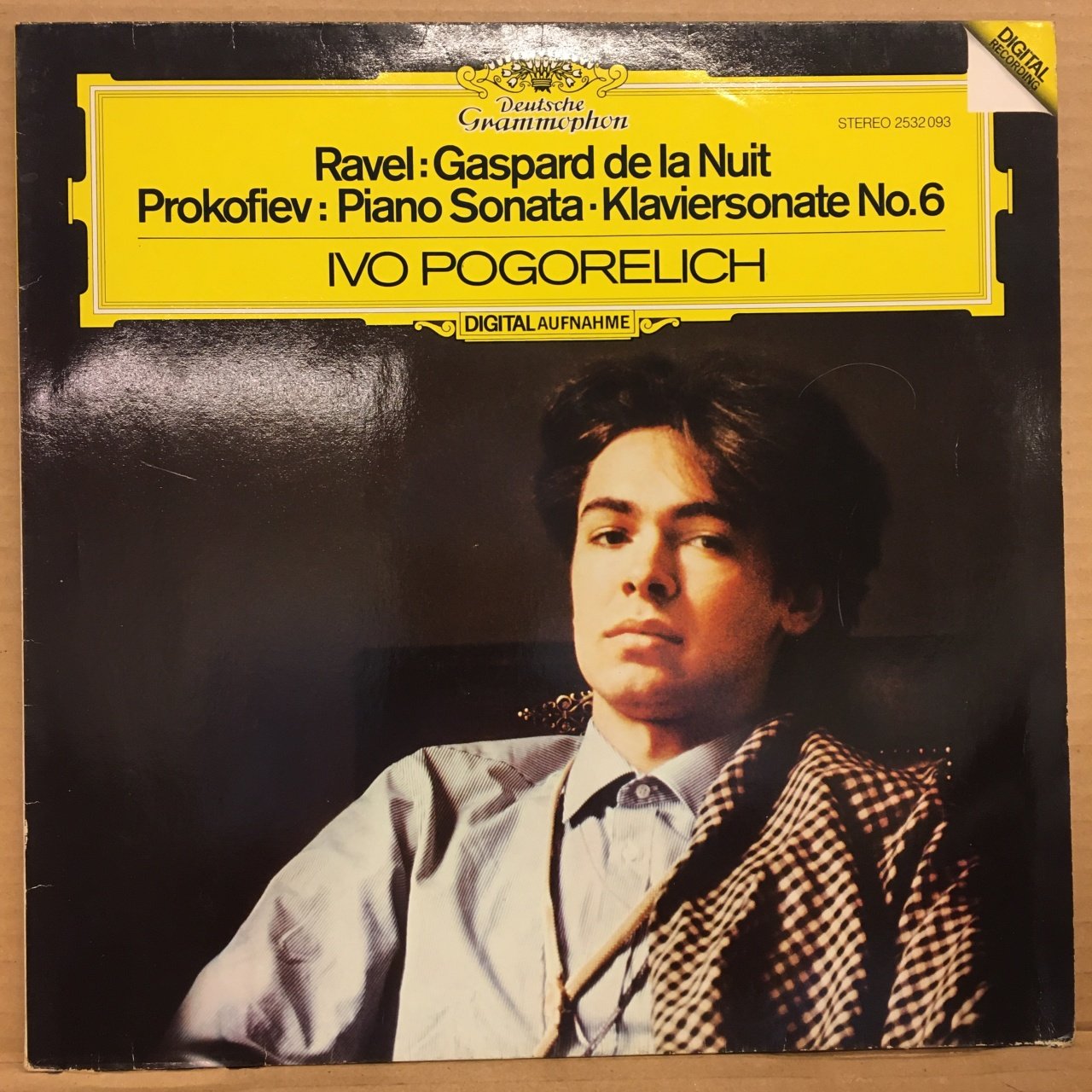 RAVEL GASPARD DE LA NUIT / PROKOFIEV PIANO SONATA NO.6 IVO POGORELICH 1983 2.EL PLAK