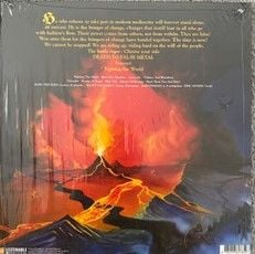 MANOWAR - FIGHTING THE WORLD (1987) - LP 2024 LIMITED EDITION TRANSPARENT BLUE COLORED SIFIR PLAK