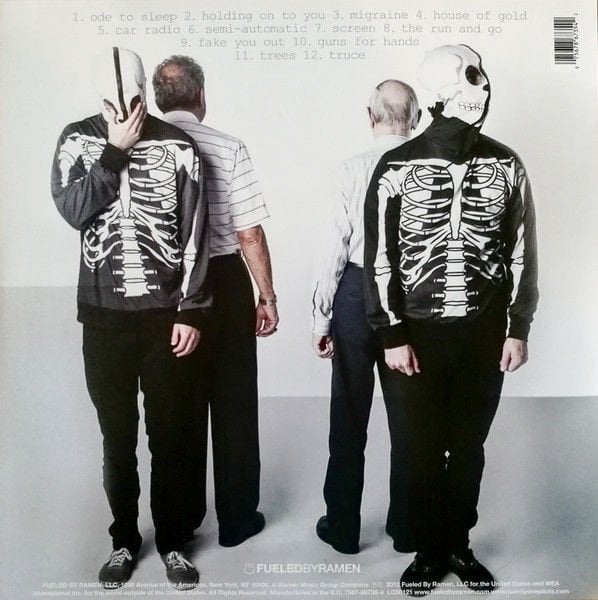 TWENTY ONE PILOTS - VESSEL (2013) - LP 2016 REISSUE CLEAR VINYL SIFIR PLAK