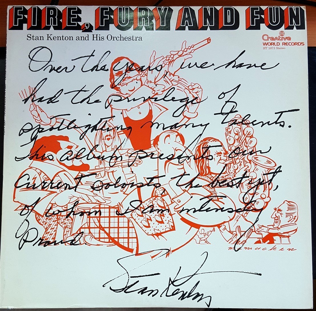 STAN KENTON - FIRE FURY AND FUN (1974) PLAK 2.EL