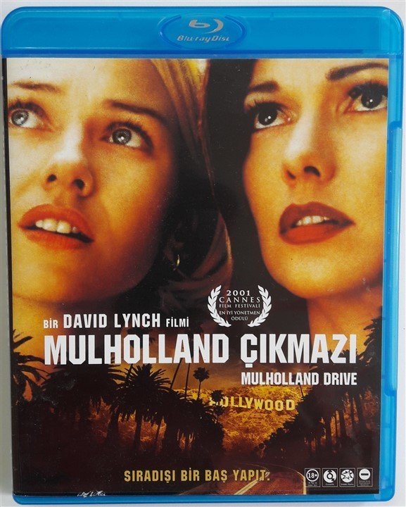 MULHOLLAND ÇIKMAZI - MULHOLLAND DRIVE - NAOMI WATTS - LAURA ELENA - DAVID LYNCH - BLURAY 2.EL